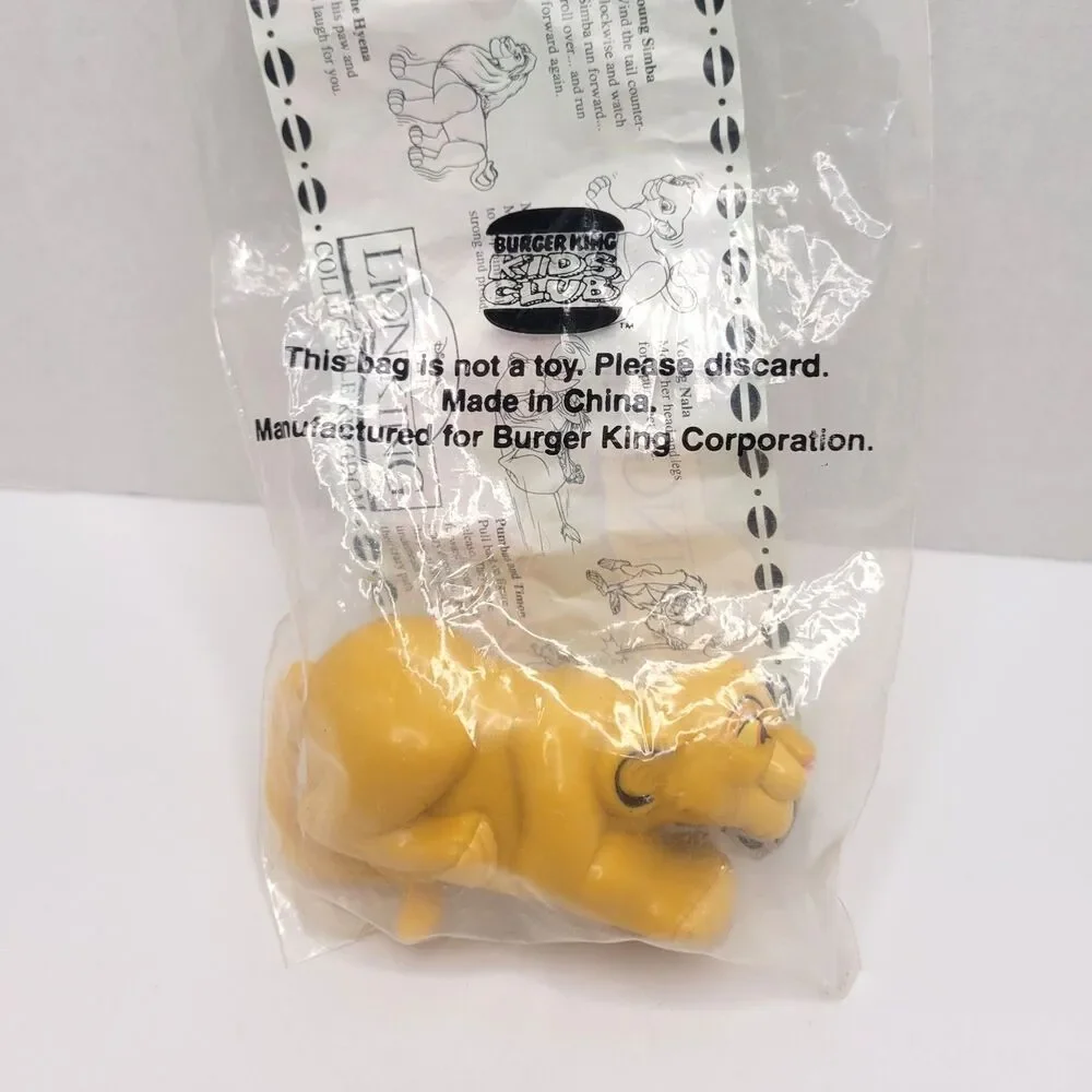 Vintage 1994 Disney Lion King Burger King 7 Figure Toy Set NIP